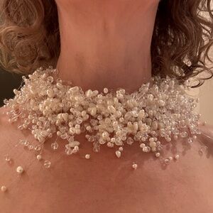 Genuine pearl “fairy” necklace with magnetic clasp